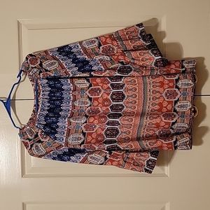 3/$18 - Bohemian Flowy Top